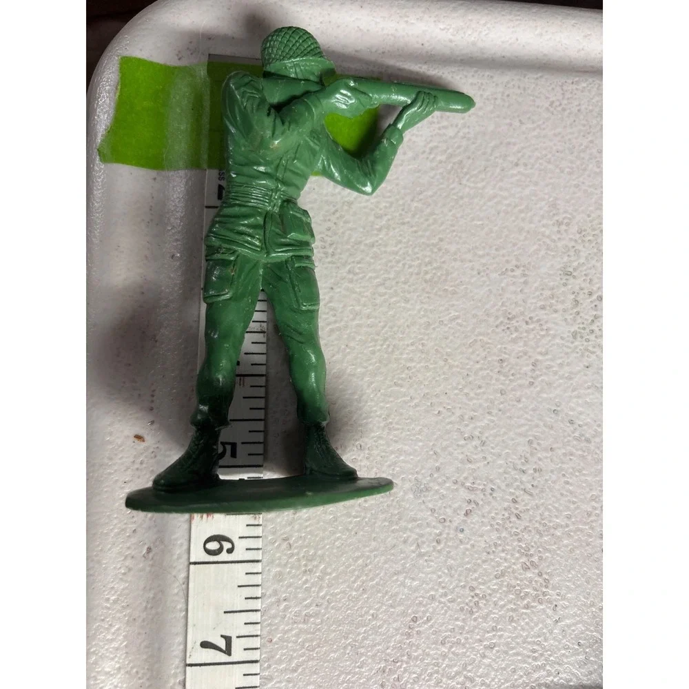 Vintage Green Plastic Toy Soldiers‎ Set Of 11 Army Figures 5